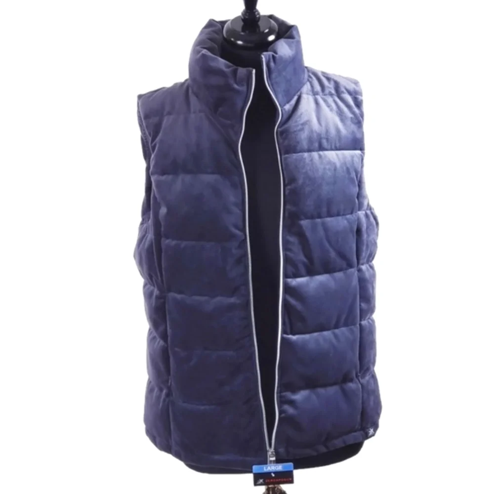 NWT - Zeroxposur Dark Blue Puffy Vest. Size L